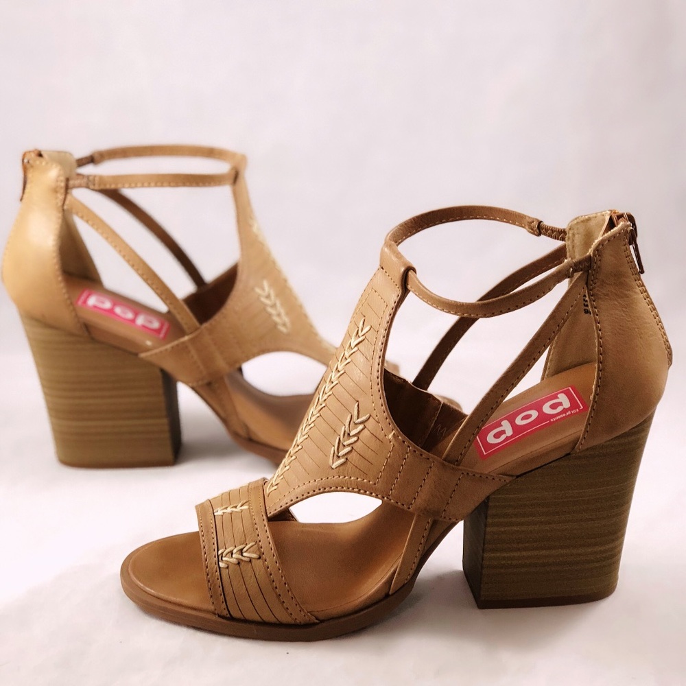 PoP Tan Sandal Heels